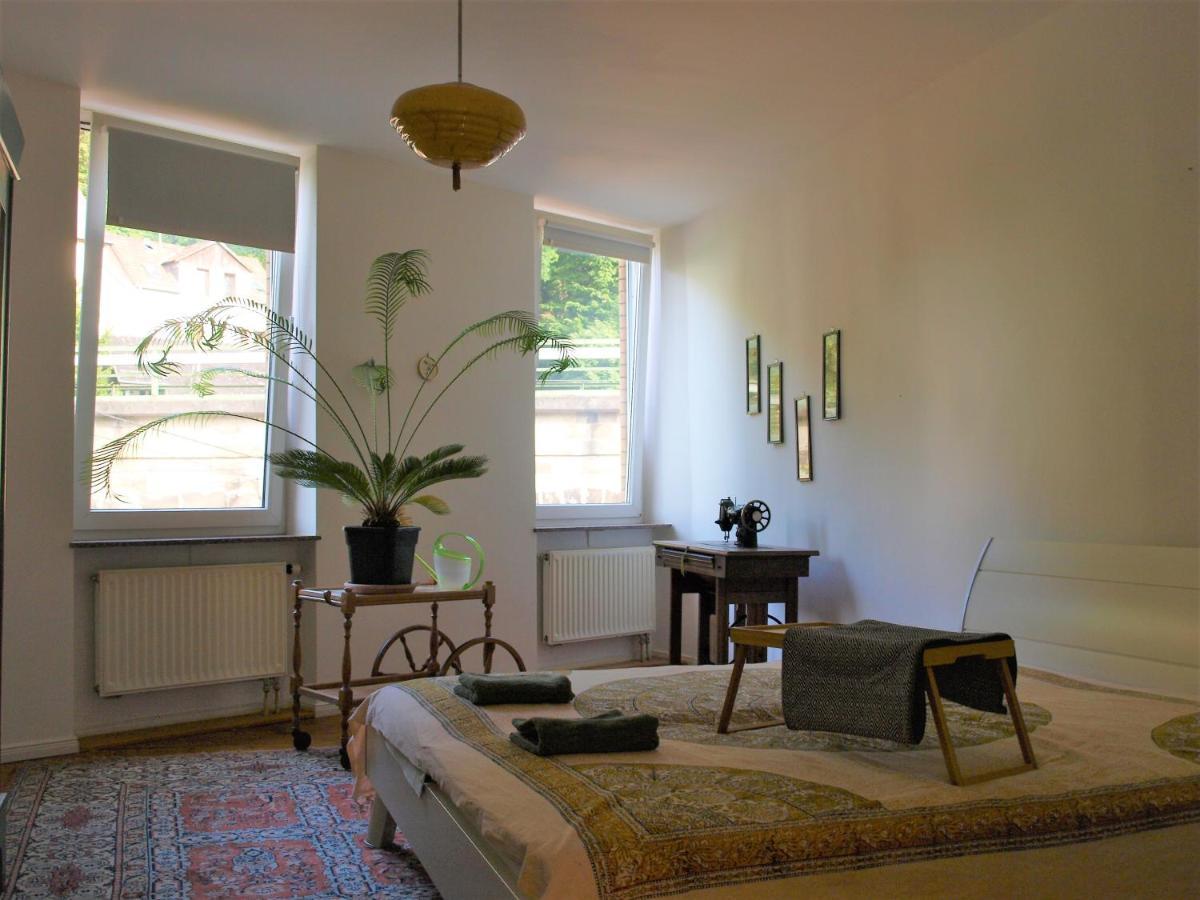 אידר-אוברשטיין Vintage-Altbauwohnung, Smarttv & Kaffeevollautomat מראה חיצוני תמונה